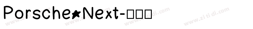 Porsche Next字体转换